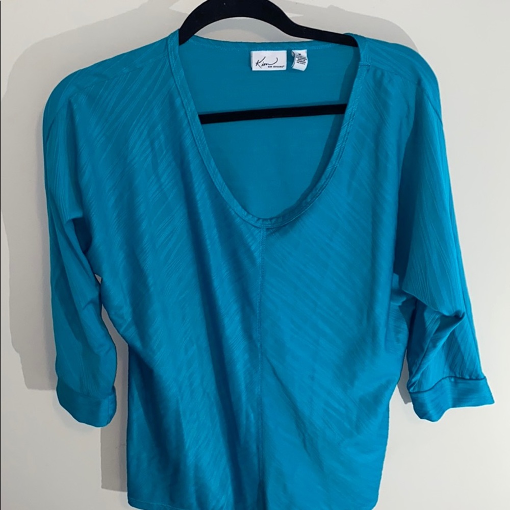 Turquoise blouse